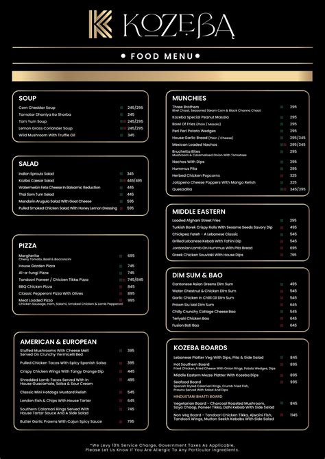 kozeba|Menu of Trippy Tequila, Sector 66, Gurgaon